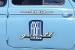 Autodeurmagneet, 'Axel Gerstl' logo (blauw), incl. beletteri