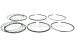 Set of piston rings (for 2 cylinders) 2. oversize (77.4 mm)