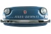 Wand-Deko "Fiat-500-Frontmaske" dunkelblau, inkl.Beleuchtung