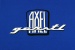 Dames-T-shirt, motief "Axel Gerstl Classic Logo" (blauw)