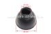 Rubber boot for sliding piece, for thick shaft (Diam. 25 mm)