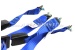Safety belt for back seat, in pairs, blue