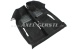 Floor carpet black, with two heel protectors, A-quality
