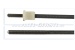 Speedometer cable assembly (without cover), 252cm