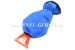 Ice scraper with protective glove, different colours, fleece