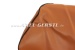 Seat covers ochre, artificial leather, front & back