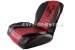 Seat covers red/black "Scorpione", artificial leather
