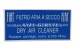 Sticker "Filtro Aria" f. Luchtfilterhuis 70 x 36 mm