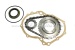 Timing chain gear set with radial shaft seal and gasket