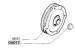 Grease cap for wheel hub (34.5 mm)