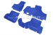 Set rubberen matten (rubbermatten) 4-delig, blauw