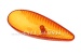 Zijknipperlichtglas (druppelvormig) "CARELLO", oranje
