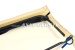 Convertible top w. front bow + middle stick, beige, type 1