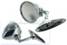 Wing mirror "Corsa", door mounting left/right, chrome