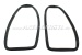 Rubber base for tail lamp lens, in pairs