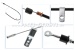 Starter control cable assembly (with ear), 119cm