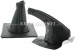 Boot for gear shift lever / handbrake lever, 2 pc, black