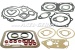 Set of engine gaskets 600 cc, w. radial shaft seal rings