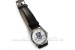 Wrist watch 'Axel Gerstl'-logo, blue, with leather strap