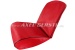 Seat covers, red, artificial leather, front & back