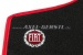 Fußmattensatz "FIAT" (rot/schwarz) Paßgenau m. Logo, klein