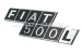 Plastic rear badge, 'FIAT 500 L'