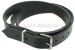Leather belt for luggage rack (135 x 2.5 cm), black