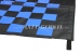 Cubierta de capota "Corsa", a cuadros negros y azules