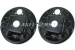 Brake backing plate set, 2 x front and 2 x back (4 pieces)