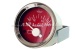 "Abarth" voltmeter, 52mm, rode wijzerplaat