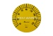 Dial for speedometer 'Giannini', yellow