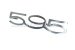 Emblème arrière "595" A-Qualité / 87 mm