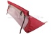 Convertible top with front bow & middle stick (short), red