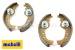 Set of brake shoes with clamps & eccentric, brand METELLI