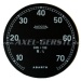 'Abarth Jaeger' dial for revcounter, black, large