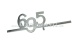 Emblema trasero "695" (pequeño), 90 mm