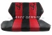 Lot de housses de sièges, rouge/noir "Scorpion", cuir art.