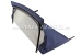 Convertible top w. front bow + middle stick, blue, type 2