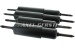 Set of 'KYB' shock absorbers, front & back, w. rubber parts