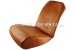 Seat covers, ochre artificial leather, front & back