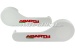 Map case with housing for loudspeaker "Abarth", white
