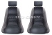 Schalensitze-Komplettsatz Stoff schwarz (paarweise)